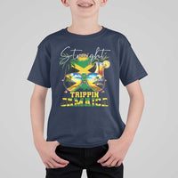 Straight Trippin Jamaica T Shirt For Kid Family Squad Summer Vacation - Wonder Print Shop