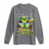 Straight Trippin Jamaica Long Sleeve Shirt Family Squad Summer Vacation - Wonder Print Shop
