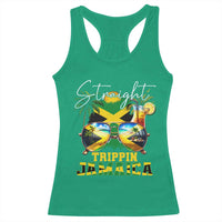 Straight Trippin Jamaica Racerback Tank Top Family Squad Summer Vacation - Wonder Print Shop