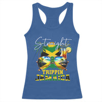 Straight Trippin Jamaica Racerback Tank Top Family Squad Summer Vacation - Wonder Print Shop