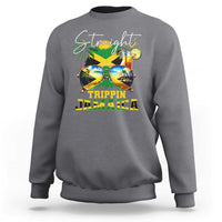 Straight Trippin Jamaica Sweatshirt Family Squad Summer Vacation - Wonder Print Shop