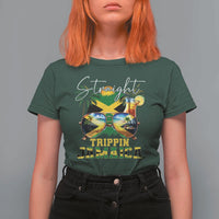 Straight Trippin Jamaica T Shirt For Women Family Squad Summer Vacation - Wonder Print Shop