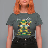 Straight Trippin Jamaica T Shirt For Women Family Squad Summer Vacation - Wonder Print Shop