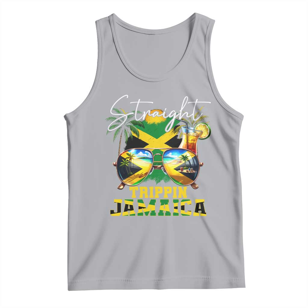 Straight Trippin Jamaica Tank Top Family Squad Summer Vacation - Wonder Print Shop