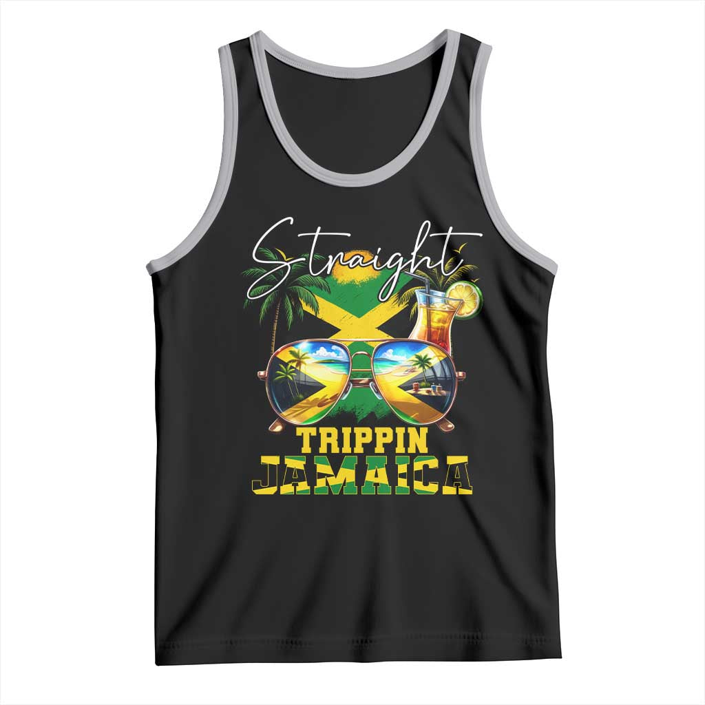Straight Trippin Jamaica Tank Top Family Squad Summer Vacation - Wonder Print Shop