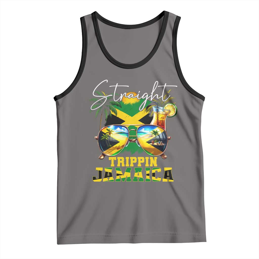 Straight Trippin Jamaica Tank Top Family Squad Summer Vacation - Wonder Print Shop