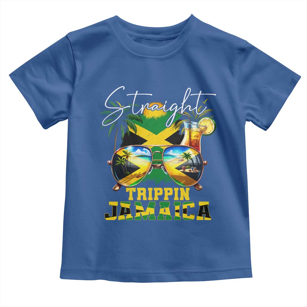 Straight Trippin Jamaica Toddler T Shirt Family Squad Summer Vacation - Wonder Print Shop