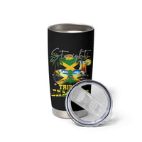Straight Trippin Jamaica Tumbler Cup Family Squad Summer Vacation - Wonder Print Shop