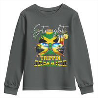 Straight Trippin Jamaica Youth Sweatshirt Family Squad Summer Vacation - Wonder Print Shop