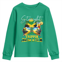 Straight Trippin Jamaica Youth Sweatshirt Family Squad Summer Vacation - Wonder Print Shop