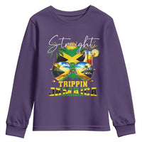 Straight Trippin Jamaica Youth Sweatshirt Family Squad Summer Vacation - Wonder Print Shop
