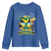 Straight Trippin Jamaica Youth Sweatshirt Family Squad Summer Vacation - Wonder Print Shop