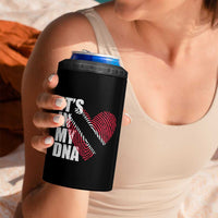 Its In My DNA Trinidadian And Tobagonian 4 in 1 Can Cooler Tumbler Trinidad And Tobago Flag - Wonder Print Shop