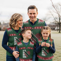 Its In My DNA Trinidadian And Tobagonian V-Neck Knit Sweater Vest Trinidad And Tobago Flag - Wonder Print Shop