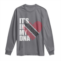 Its In My DNA Trinidadian And Tobagonian Long Sleeve Shirt Trinidad And Tobago Flag - Wonder Print Shop