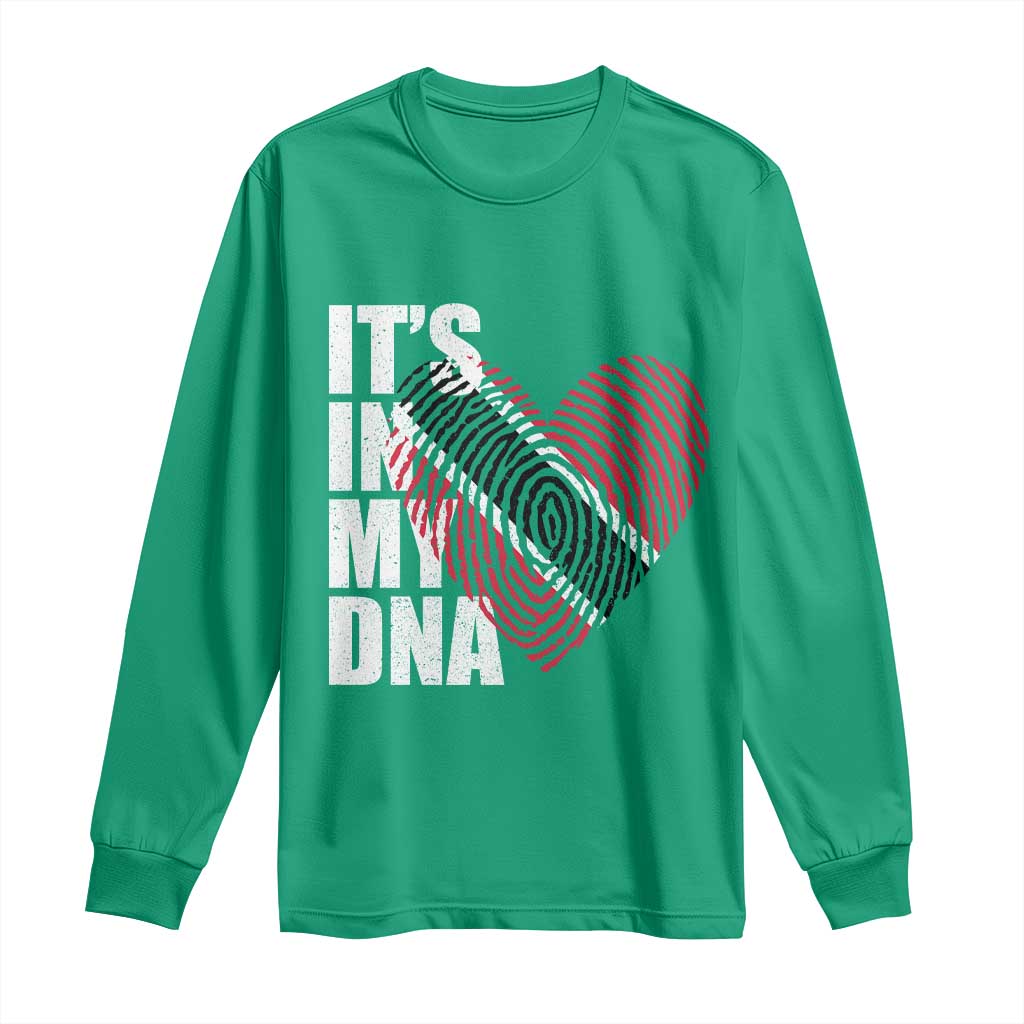 Its In My DNA Trinidadian And Tobagonian Long Sleeve Shirt Trinidad And Tobago Flag - Wonder Print Shop