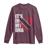 Its In My DNA Trinidadian And Tobagonian Long Sleeve Shirt Trinidad And Tobago Flag - Wonder Print Shop