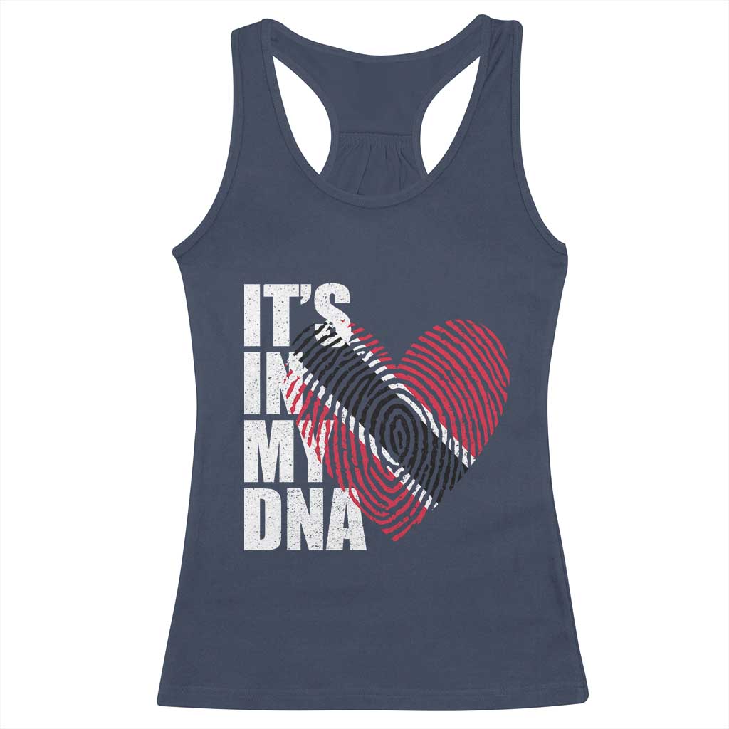 Its In My DNA Trinidadian And Tobagonian Racerback Tank Top Trinidad And Tobago Flag - Wonder Print Shop