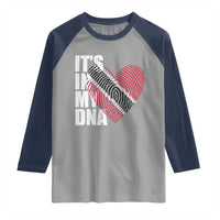 Its In My DNA Trinidadian And Tobagonian Raglan Shirt Trinidad And Tobago Flag - Wonder Print Shop