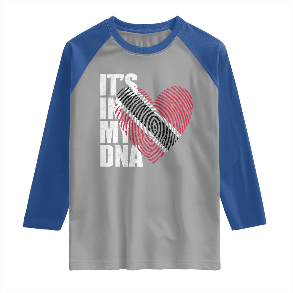 Its In My DNA Trinidadian And Tobagonian Raglan Shirt Trinidad And Tobago Flag - Wonder Print Shop