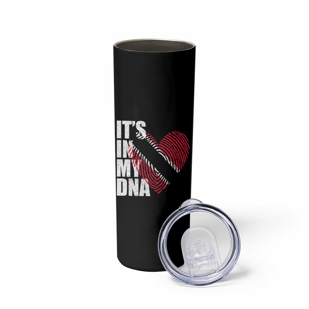 Its In My DNA Trinidadian And Tobagonian Skinny Tumbler Trinidad And Tobago Flag - Wonder Print Shop