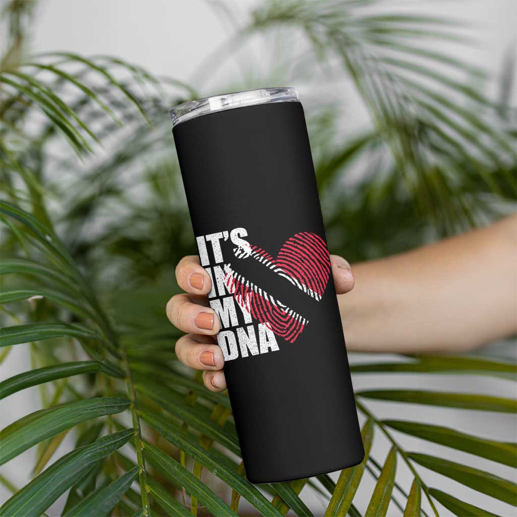 Its In My DNA Trinidadian And Tobagonian Skinny Tumbler Trinidad And Tobago Flag - Wonder Print Shop