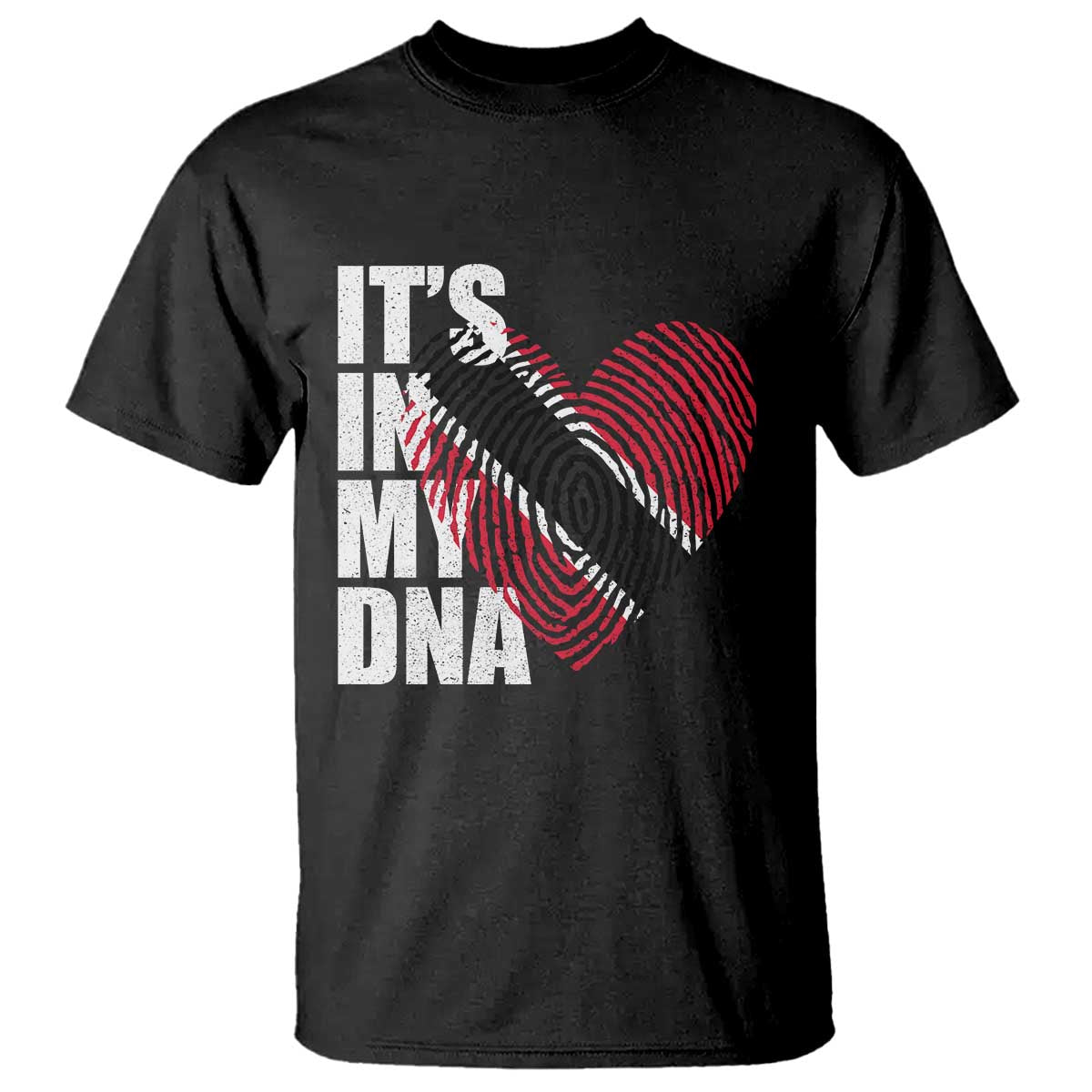 Its In My DNA Trinidadian And Tobagonian T Shirt Trinidad And Tobago Flag - Wonder Print Shop
