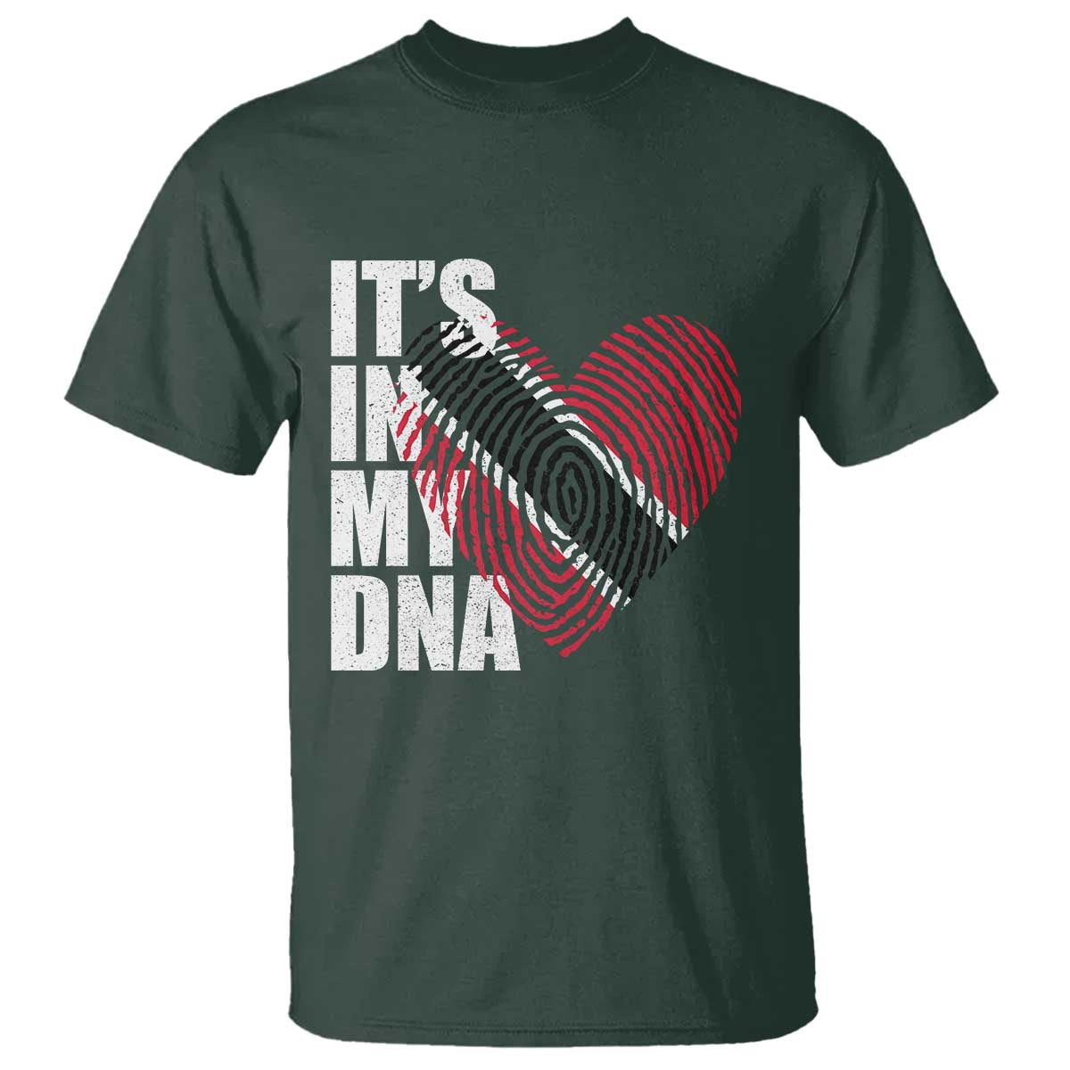 Its In My DNA Trinidadian And Tobagonian T Shirt Trinidad And Tobago Flag - Wonder Print Shop