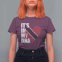 Its In My DNA Trinidadian And Tobagonian T Shirt For Women Trinidad And Tobago Flag - Wonder Print Shop