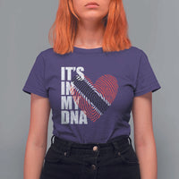 Its In My DNA Trinidadian And Tobagonian T Shirt For Women Trinidad And Tobago Flag - Wonder Print Shop