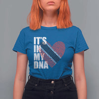 Its In My DNA Trinidadian And Tobagonian T Shirt For Women Trinidad And Tobago Flag - Wonder Print Shop