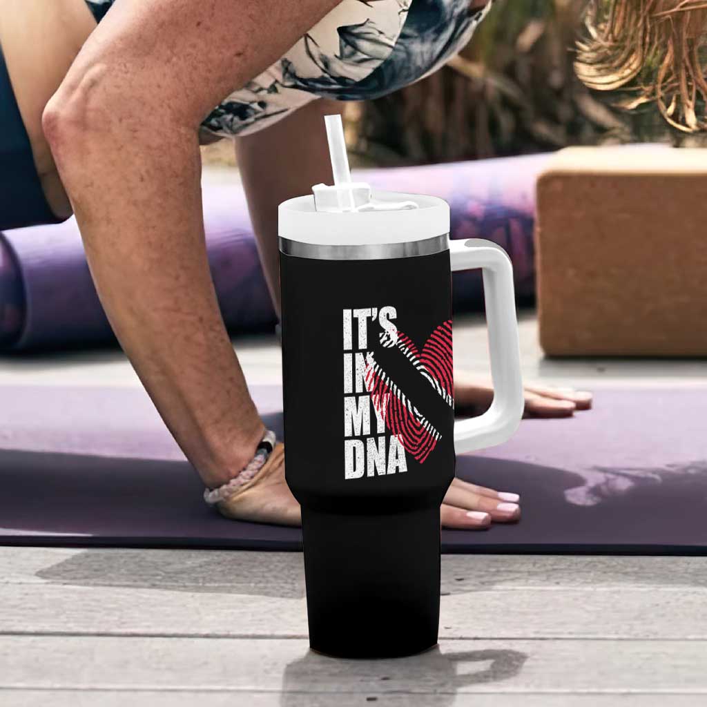Its In My DNA Trinidadian And Tobagonian Tumbler With Handle Trinidad And Tobago Flag - Wonder Print Shop