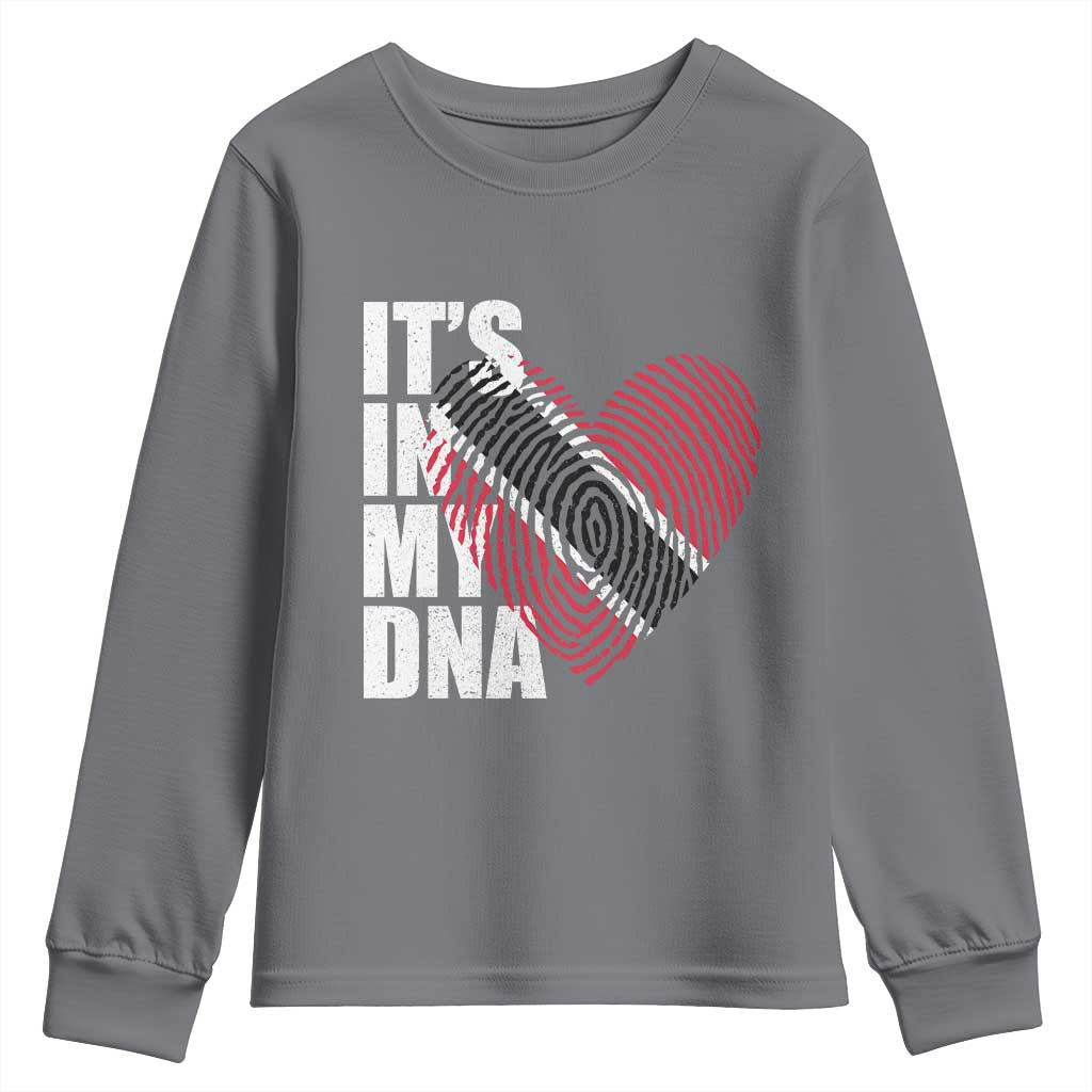 Its In My DNA Trinidadian And Tobagonian Youth Sweatshirt Trinidad And Tobago Flag - Wonder Print Shop