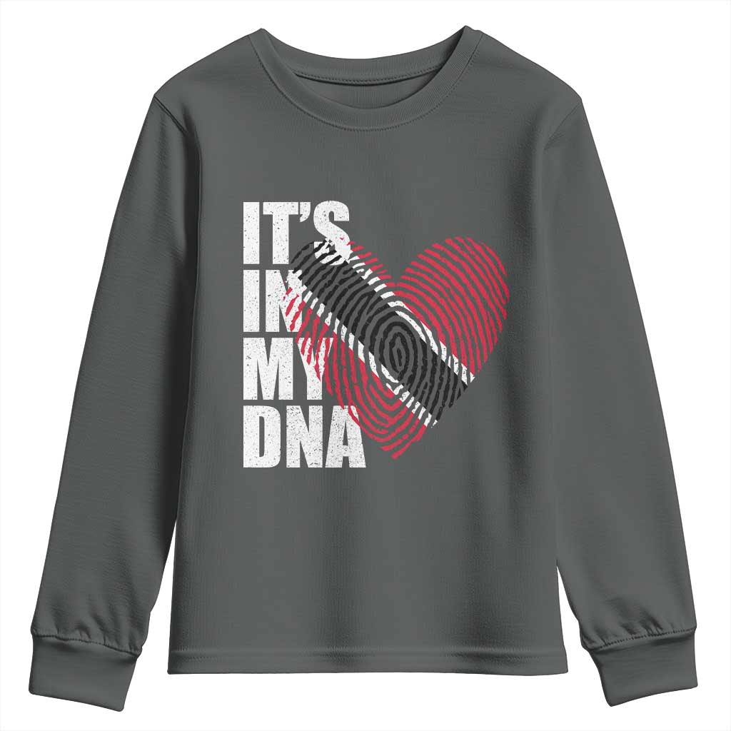 Its In My DNA Trinidadian And Tobagonian Youth Sweatshirt Trinidad And Tobago Flag - Wonder Print Shop