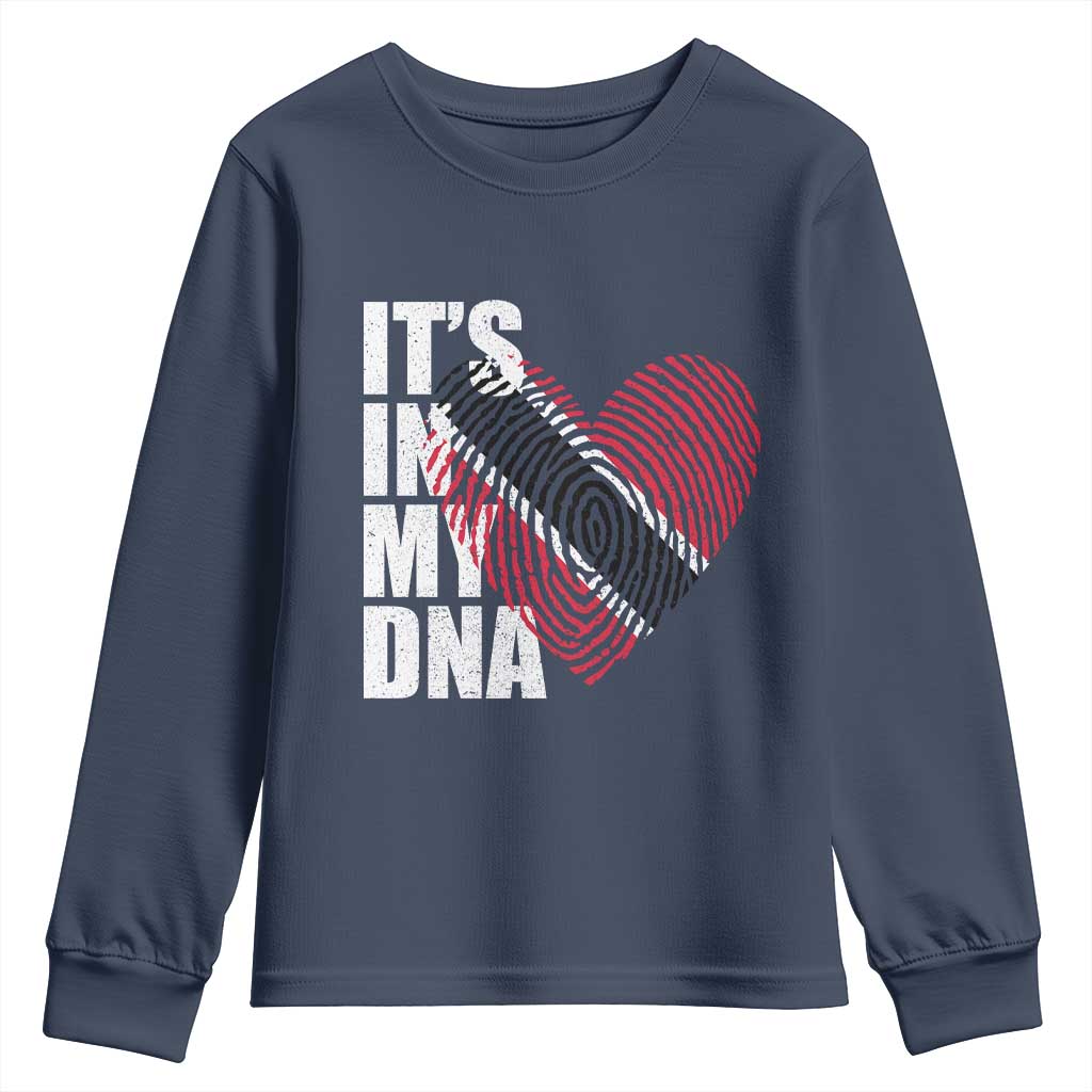 Its In My DNA Trinidadian And Tobagonian Youth Sweatshirt Trinidad And Tobago Flag - Wonder Print Shop