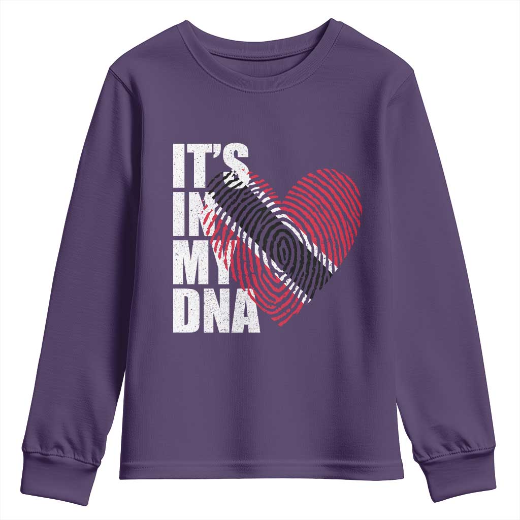 Its In My DNA Trinidadian And Tobagonian Youth Sweatshirt Trinidad And Tobago Flag - Wonder Print Shop