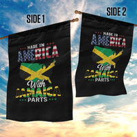 Made In America With Jamaica Parts Garden Flag Jamaican American - Wonder Print Shop