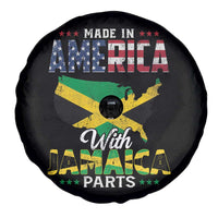 Made In America With Jamaica Parts Spare Tire Cover Jamaican American - Wonder Print Shop
