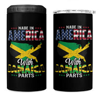 Made In America With Jamaica Parts 4 in 1 Can Cooler Tumbler Jamaican American - Wonder Print Shop