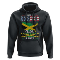 Made In America With Jamaica Parts Hoodie Jamaican American - Wonder Print Shop