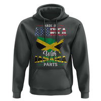 Made In America With Jamaica Parts Hoodie Jamaican American - Wonder Print Shop