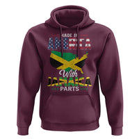 Made In America With Jamaica Parts Hoodie Jamaican American - Wonder Print Shop