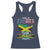 Made In America With Jamaica Parts Racerback Tank Top Jamaican American - Wonder Print Shop