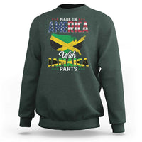 Made In America With Jamaica Parts Sweatshirt Jamaican American - Wonder Print Shop
