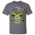 Made In America With Jamaica Parts T Shirt Jamaican American - Wonder Print Shop