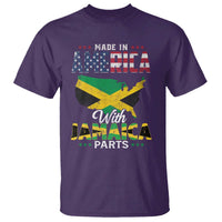 Made In America With Jamaica Parts T Shirt Jamaican American - Wonder Print Shop