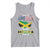 Made In America With Jamaica Parts Tank Top Jamaican American - Wonder Print Shop