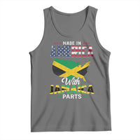 Made In America With Jamaica Parts Tank Top Jamaican American - Wonder Print Shop