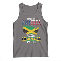 Made In America With Jamaica Parts Tank Top Jamaican American - Wonder Print Shop