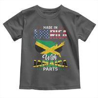 Made In America With Jamaica Parts Toddler T Shirt Jamaican American - Wonder Print Shop